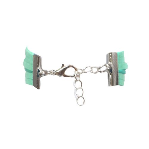 Faith Infinity Bracelet with Cross I love God - Mint