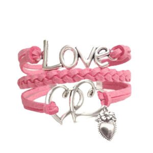 Africa Sweet Birdie Infinity Bracelet & Earrings Set - Brown