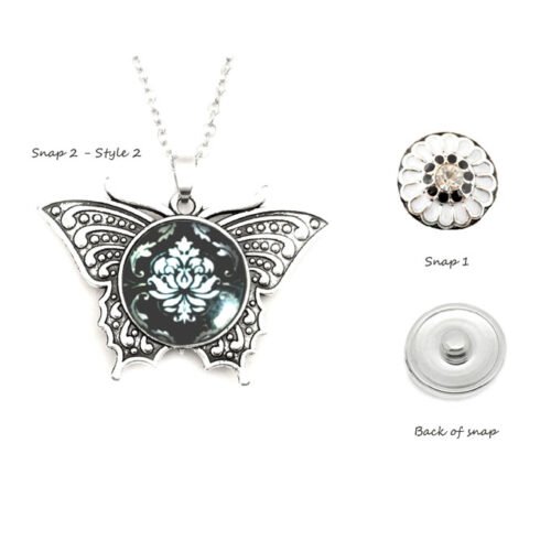 Snap Creations Necklace set - Butterfly