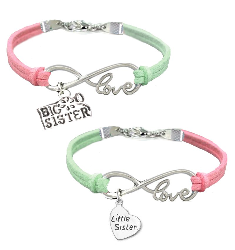 Big Sister Little Sister Infinity Bracelet