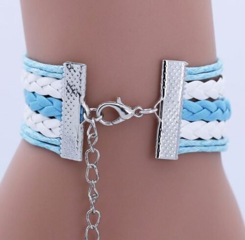 Nurse Infinity Bracelet - Blue & White