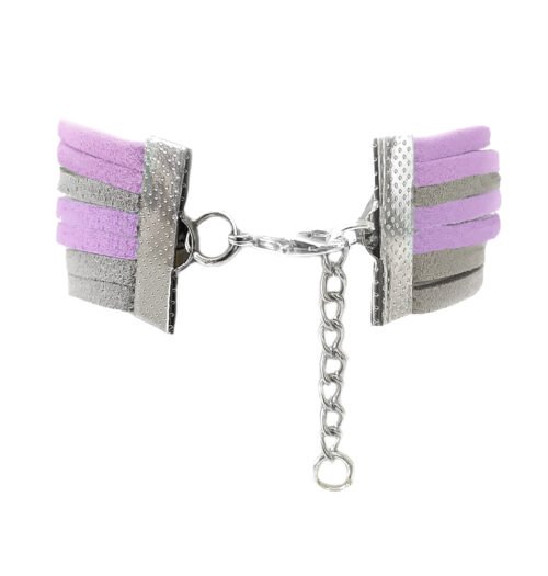 Faith Hope Cancer Support Infinity Bracelet - Lavender, Grey