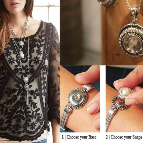 Snap Creations Necklace set - Butterfly