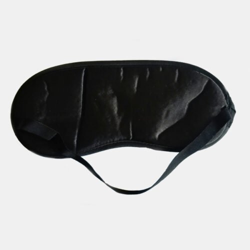 Silky Slogan Sleep Eye Mask Set of 2 - Just Thinking, Dreaming
