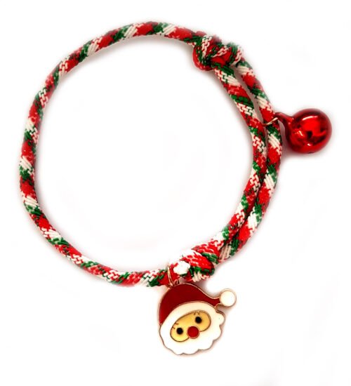 Xmas Santa Festive Jingle Earrings & Bracelet Jewellery Set